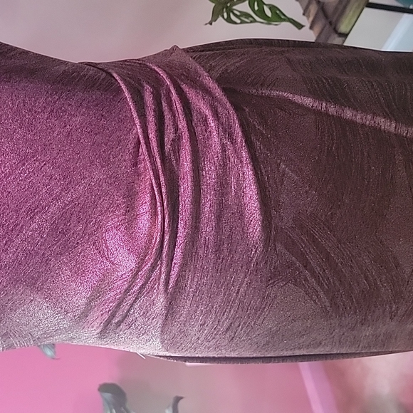 Connection Apparel Floor Dress Women's Size 10P Brown Scoop Neck Sleeveless Gown - Picture 7 of 8